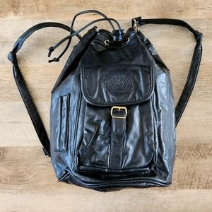 Vintage Moda International Black Backpack